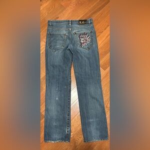 Oniarai Japanese Vintage Embroidered Jeans